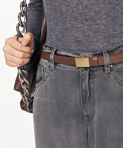 JNBY（ジェーエヌビーワイ）の「Timeless Versatility Belt（ベルト・レディース・ブラック/ブラウン・ONE SIZE）」の15枚目の写真