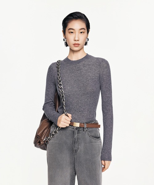 JNBY（ジェーエヌビーワイ）の「Timeless Versatility Belt（ベルト・レディース・ブラック/ブラウン・ONE SIZE）」の17枚目の写真