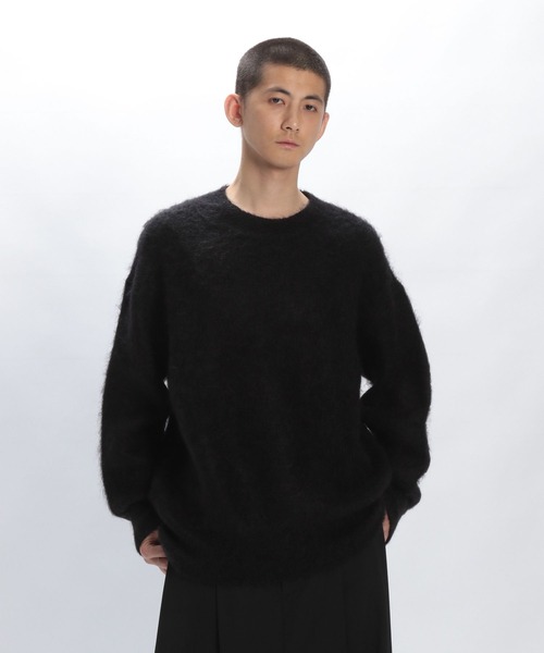 STERNBERG（スタンバーグ）の「キッドモヘアクルーネックニット（ニット/セーター・メンズ・ブラック/ピンク系その他・LARGE/MEDIUM）」の14枚目の写真