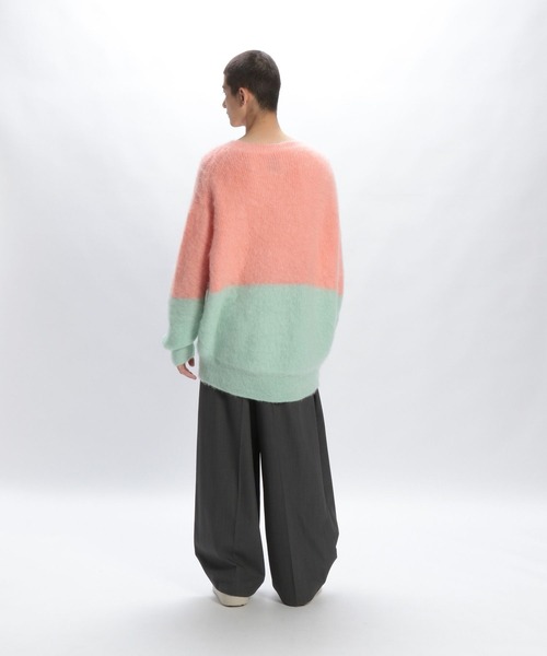 STERNBERG（スタンバーグ）の「キッドモヘアクルーネックニット（ニット/セーター・メンズ・ブラック/ピンク系その他・LARGE/MEDIUM）」の8枚目の写真