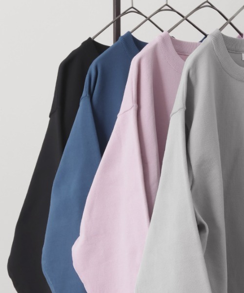 HUG.U（ハグユー）の「スポンジニットワンピース（ワンピース・レディース・ダークブルー/ライトグレー/ブラック/ライトピンク・FREE）」の21枚目の写真