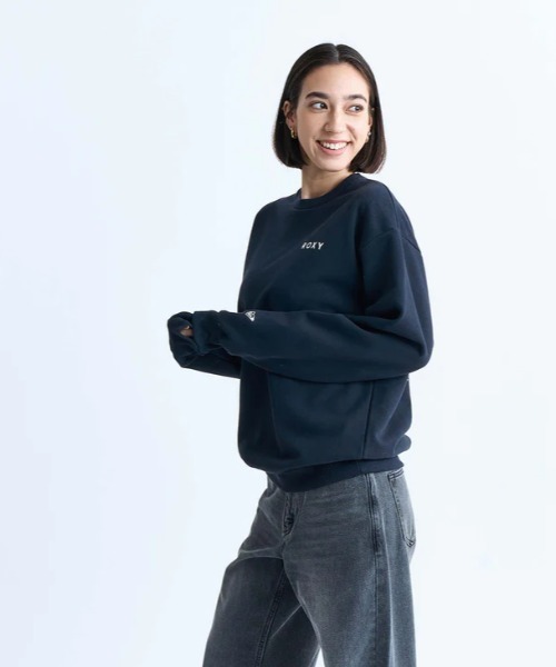 ROXY（ロキシー）の「OUR STYLE FLOW PO/ロキシースウェットトレーナー（スウェット・レディース・グレー/ブラック/ブラウン/ホワイト・LARGE/MEDIUM/SMALL）」の7枚目の写真