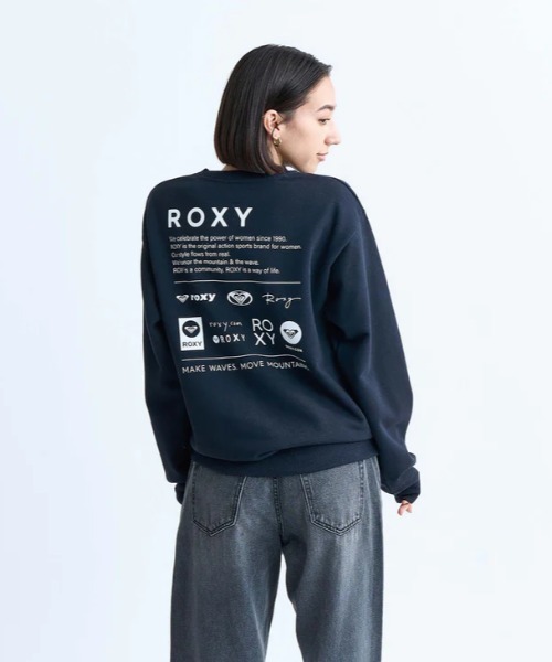 ROXY（ロキシー）の「OUR STYLE FLOW PO/ロキシースウェットトレーナー（スウェット・レディース・グレー/ブラック/ブラウン/ホワイト・LARGE/MEDIUM/SMALL）」の8枚目の写真