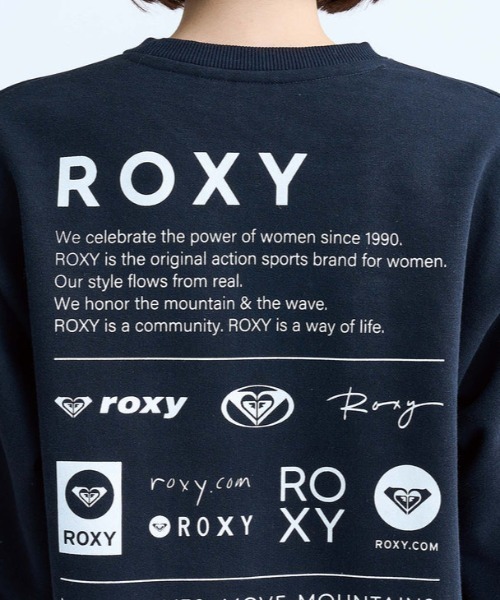 ROXY（ロキシー）の「OUR STYLE FLOW PO/ロキシースウェットトレーナー（スウェット・レディース・グレー/ブラック/ブラウン/ホワイト・LARGE/MEDIUM/SMALL）」の10枚目の写真