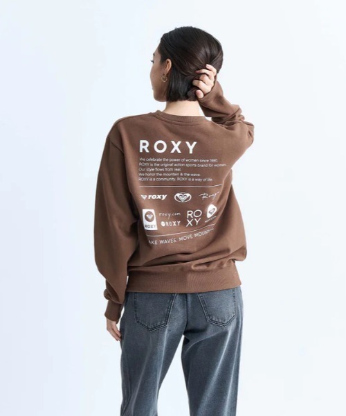 ROXY（ロキシー）の「OUR STYLE FLOW PO/ロキシースウェットトレーナー（スウェット・レディース・グレー/ブラック/ブラウン/ホワイト・LARGE/MEDIUM/SMALL）」の15枚目の写真