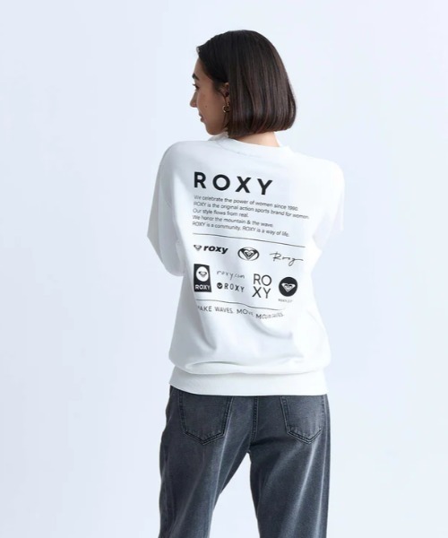 ROXY（ロキシー）の「OUR STYLE FLOW PO/ロキシースウェットトレーナー（スウェット・レディース・グレー/ブラック/ブラウン/ホワイト・LARGE/MEDIUM/SMALL）」の5枚目の写真