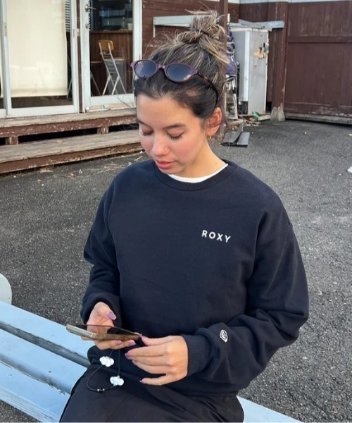 ROXY（ロキシー）の「OUR STYLE FLOW PO/ロキシースウェットトレーナー（スウェット・レディース・グレー/ブラック/ブラウン/ホワイト・LARGE/MEDIUM/SMALL）」の17枚目の写真