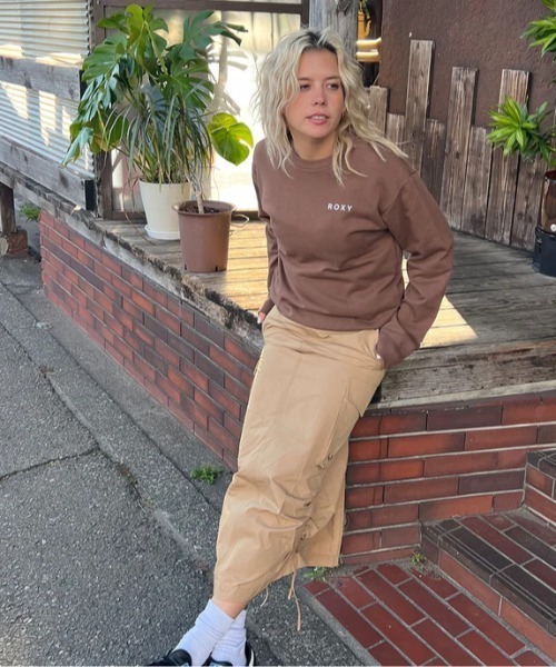 ROXY（ロキシー）の「OUR STYLE FLOW PO/ロキシースウェットトレーナー（スウェット・レディース・グレー/ブラック/ブラウン/ホワイト・LARGE/MEDIUM/SMALL）」の20枚目の写真