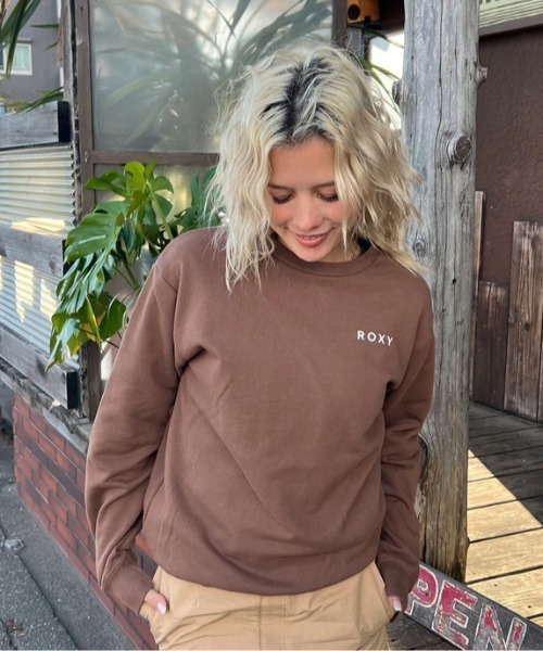 ROXY（ロキシー）の「OUR STYLE FLOW PO/ロキシースウェットトレーナー（スウェット・レディース・グレー/ブラック/ブラウン/ホワイト・LARGE/MEDIUM/SMALL）」の21枚目の写真