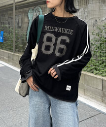 CPCM | メッシュ×フットボールアンサンブルT(Tシャツ/カットソー)