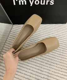 MILAE（ミレ）の「スクエアネックトゥパンプス（パンプス）」