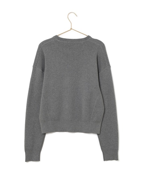 ROPE' PICNIC（ロペピクニック）の「スウェットライクニット（ニット/セーター・レディース・オフホワイト/ブラック/グレー・38）」の5枚目の写真