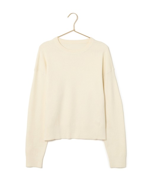 ROPE' PICNIC（ロペピクニック）の「スウェットライクニット（ニット/セーター・レディース・オフホワイト/ブラック/グレー・38）」の14枚目の写真