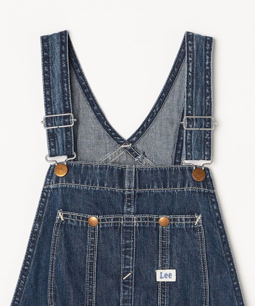 Lee（リー）の「LEE: デニム オーバーオール スカート（スカート・キッズ・ネイビー・130）」の11枚目の写真