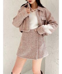 RESEXXY | ヘリンボーンラップスカパン【セットアップ着用可能】(その他パンツ)