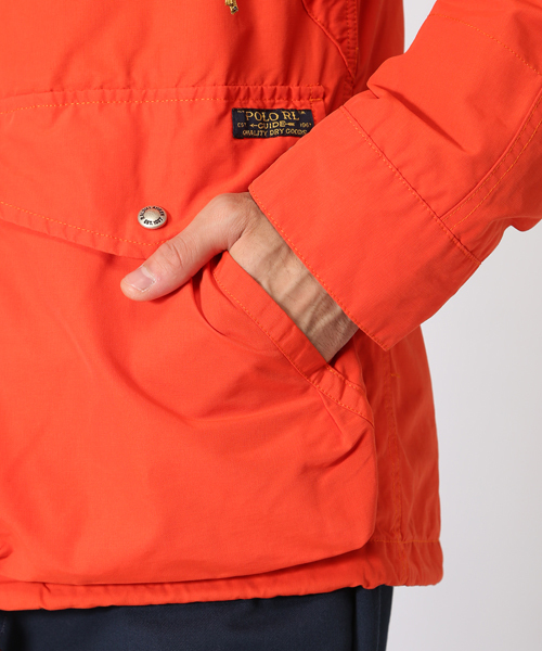POLO RALPH LAUREN(ポロ ラルフ ローレン)の「フーデッド トレッキング ジャケット(マウンテンパーカー・メンズ・ブルー/オレンジ・SMALL/X-SMALL/MEDIUM/LARGE)」の9枚目の写真