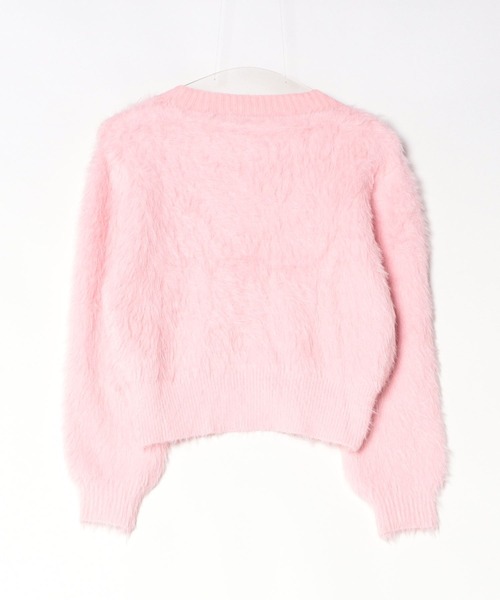 Silly（シリー）の「【ふわふわの手触りが気持ちいい◎】リボンカーディガン（カーディガン/ボレロ・レディース・ブラック/ホワイト/ピンク・FREE）」の20枚目の写真