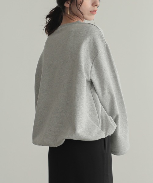 セール】裏毛バルーンスウェットプルオーバー【サスティナブル