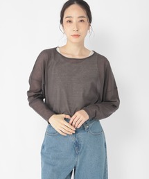 studio CLIP | 14ゲージコットンシアープルオーバー(ニット/セーター)