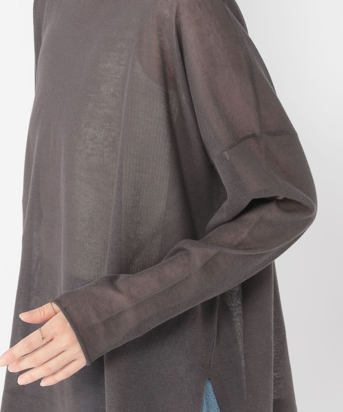 studio CLIP（スタディオクリップ）の「14ゲージコットンシアープルオーバー（ニット/セーター・レディース・ブルー/スモーク/ライトグレー・FREE）」の22枚目の写真