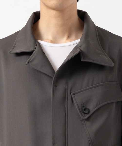 UJOH（ウジョー）の「Curve Stand Collar Blouson（ブルゾン