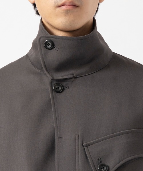 UJOH（ウジョー）の「【UJOH HOMME/ウジョーオム】Curve Stand Collar Blouson（ブルゾン・メンズ・ネイビー/グレー・4）」の11枚目の写真