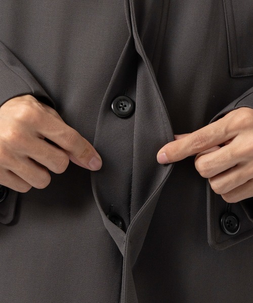 UJOH（ウジョー）の「Curve Stand Collar Blouson（ブルゾン）」 - WEAR