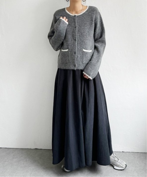 LBC(エルビーシー)の「TNピーチタックギャザースカート(スカート・レディース・チャコールグレー/ブラック/ブルー系その他/その他23・M)」の17枚目の写真