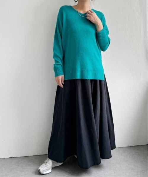 LBC(エルビーシー)の「TNピーチタックギャザースカート(スカート・レディース・チャコールグレー/ブラック/ブルー系その他/その他23・M)」の18枚目の写真