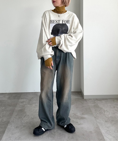 セール】タートルネックフィンガーホールニット【ZOZOTOWN限定アイテム