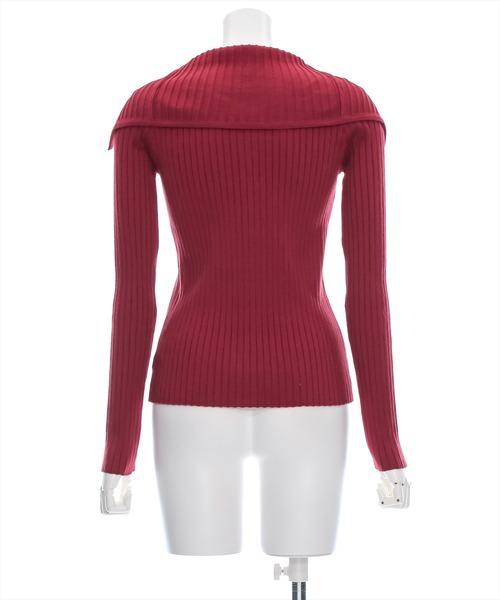 clear（クリア）の「フロントボタン長袖ニットカーディガン [シンプル かわいい 着回し力抜群]≪再入荷≫（カーディガン/ボレロ・レディース・チャコールグレー/アイボリー/ボルドー・F）」の8枚目の写真