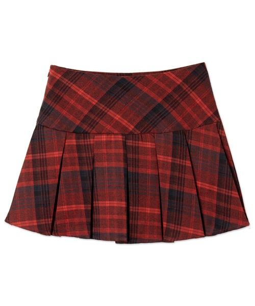 dispark(ディスパーク)の「DISPARK/チェック切替プリーツミニスカパン(スカート・レディース・ブラウン/レッド・FREE)」の13枚目の写真