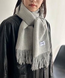 Kotoe（コトエ）の「【UNISEX】 16色展開 ソフトタッチ カラーマフラー 無地（マフラー・メンズ・グレー系）」