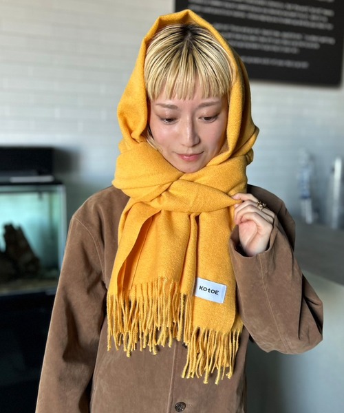 セール】【UNISEX】 16色展開 ソフトタッチ カラーマフラー 無地