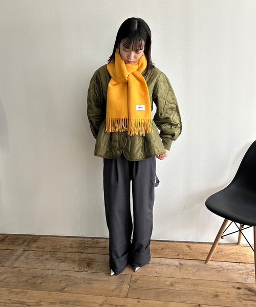 Kotoe(コトエ)の「【UNISEX】 16色展開 ソフトタッチ カラーマフラー 無地(マフラー・レディース・ピンク/ブラック/ワイン/カーキ/ブルー/ダークグリーン/グレー/グリーン/レッド/ブラウン/ホワイト/オレンジ/イエロー/モカ/ベージュ/ネイビー・FREE)」の18枚目の写真