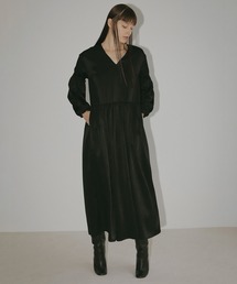 PINSTRIPE GATHER ONE PIECE