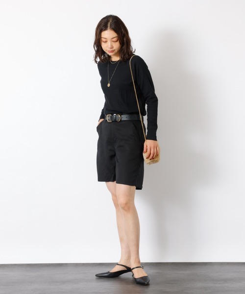 JEMORGAN（ジェーイーモーガン）の「【JEMORGAN / ジェーイーモーガン】ワッフルラグランロンＴ / パック入り / 長袖 Tシャツ / 無地（Tシャツ/カットソー・レディース・ブラック/グレー/ネイビー/ホワイト・フリー）」の10枚目の写真