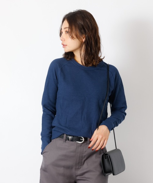 JEMORGAN（ジェーイーモーガン）の「【JEMORGAN / ジェーイーモーガン】ワッフルラグランロンＴ / パック入り / 長袖 Tシャツ / 無地（Tシャツ/カットソー・レディース・ブラック/グレー/ネイビー/ホワイト・フリー）」の17枚目の写真