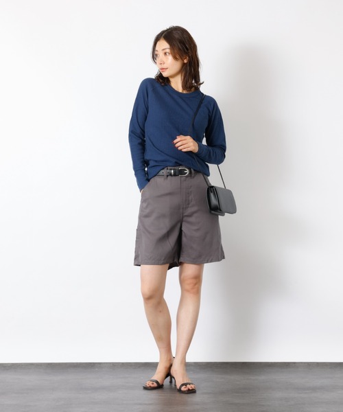 JEMORGAN（ジェーイーモーガン）の「【JEMORGAN / ジェーイーモーガン】ワッフルラグランロンＴ / パック入り / 長袖 Tシャツ / 無地（Tシャツ/カットソー・レディース・ブラック/グレー/ネイビー/ホワイト・フリー）」の18枚目の写真