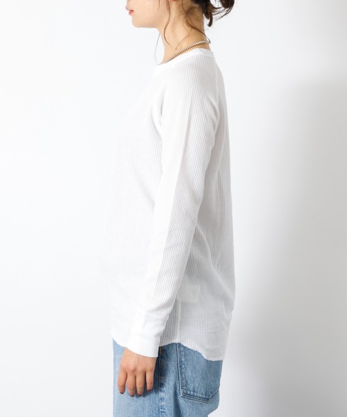 JEMORGAN（ジェーイーモーガン）の「【JEMORGAN / ジェーイーモーガン】ワッフルラグランロンＴ / パック入り / 長袖 Tシャツ / 無地（Tシャツ/カットソー・レディース・ブラック/グレー/ネイビー/ホワイト・フリー）」の21枚目の写真