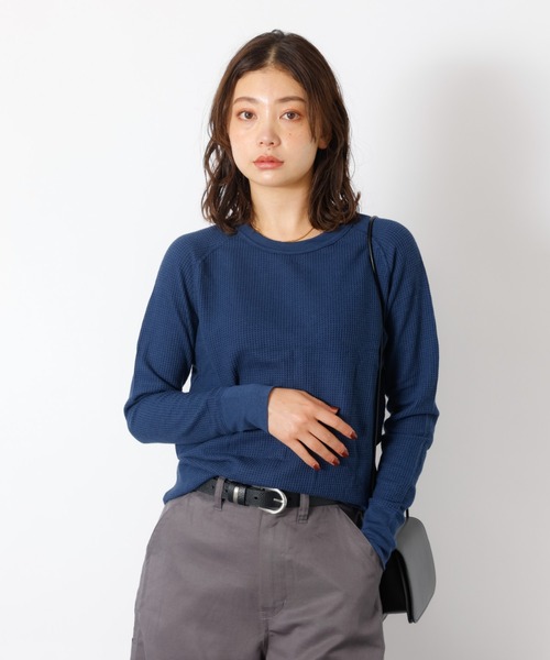 JEMORGAN / ジェーイーモーガン】ワッフルラグランロンT / パック入り