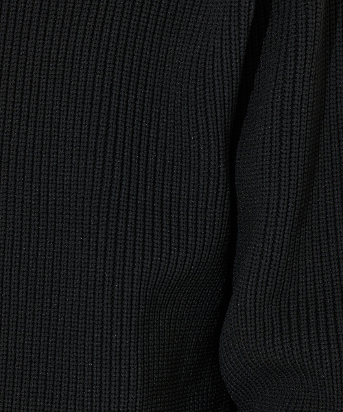 ABAHOUSE GRAY(アバハウスグレイ)の「【定番】畦編み モックネック ニット(ニット/セーター・メンズ・グレー/グレイッシュブルー/ホワイト/グリーン/ネイビー/オレンジ/ベージュ/ブラック・46/48)」の21枚目の写真