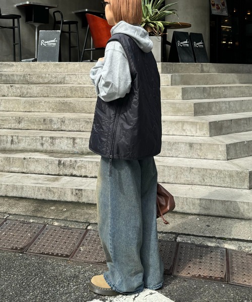 GEVACO（ゲバコ）の「【GEVACO】キルティングショートベスト（ベスト・メンズ・ブラック/カーキ/グレー・SMALL/MEDIUM）」の10枚目の写真