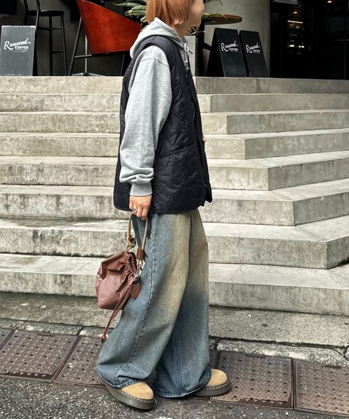 GEVACO（ゲバコ）の「【GEVACO】キルティングショートベスト（ベスト・メンズ・ブラック/カーキ/グレー・SMALL/MEDIUM）」の9枚目の写真