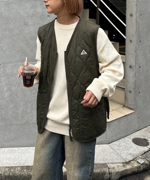 epaブラック キルティング ショートベスト epa リバーシブルショートベスト ボア キルティング 完売品 - メルカリ