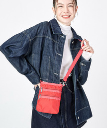 LeSportsac（レスポートサック）の「3 ZIP CROSSBODY ロージーレッド（ショルダーバッグ・メンズ）」