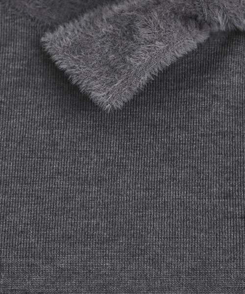 index（インデックス）の「◆《6color/XS-LLsize》リボン取り外し2WAY フェザーリボンニット【洗濯機洗い可】（ニット/セーター・レディース・ベージュ系その他7/チャコールグレー/ナチュラル/ブラック系4/サックスブルー/ブラック系7・34/36/38/40/42）」の17枚目の写真
