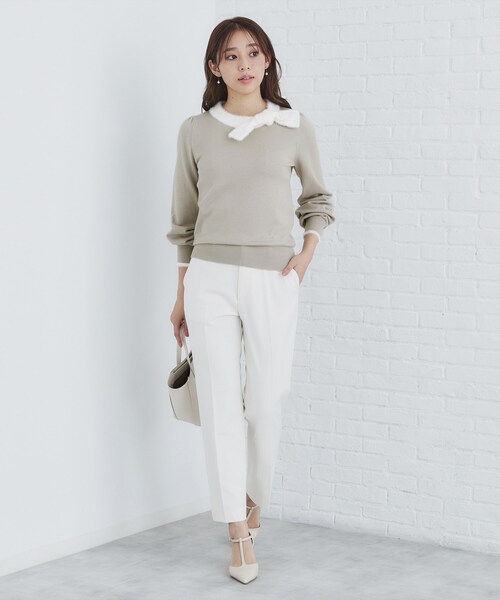 引き揃えリボン（約1.7m） 141 セール】《6color/XS-LLsize》リボン取り外し2WAY フェザーリボン