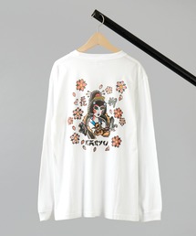 ARTCHIVES MALIBU（アートカイブス マリブ）の「【 KARYU / 花柳  】IPA KARYU L/S Tee BLACK / 長袖Tシャツ（Tシャツ/カットソー）」