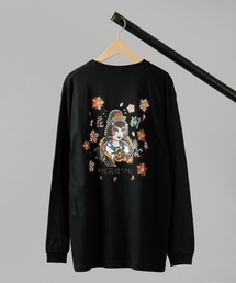 ARTCHIVES MALIBU（アートカイブス マリブ）の「【 KARYU / 花柳  】IPA KARYU L/S Tee BLACK / 長袖Tシャツ（Tシャツ/カットソー）」